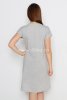 Платье m-156100000, цвет - серый меланж