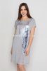 Платье m-163900000, цвет - серый меланж